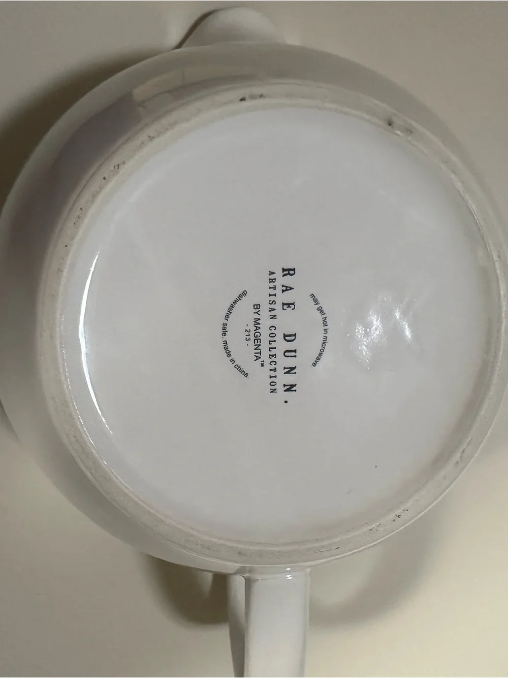 Rae Dunn White Ceramic Happy Easter Bunny Mixing Bowl